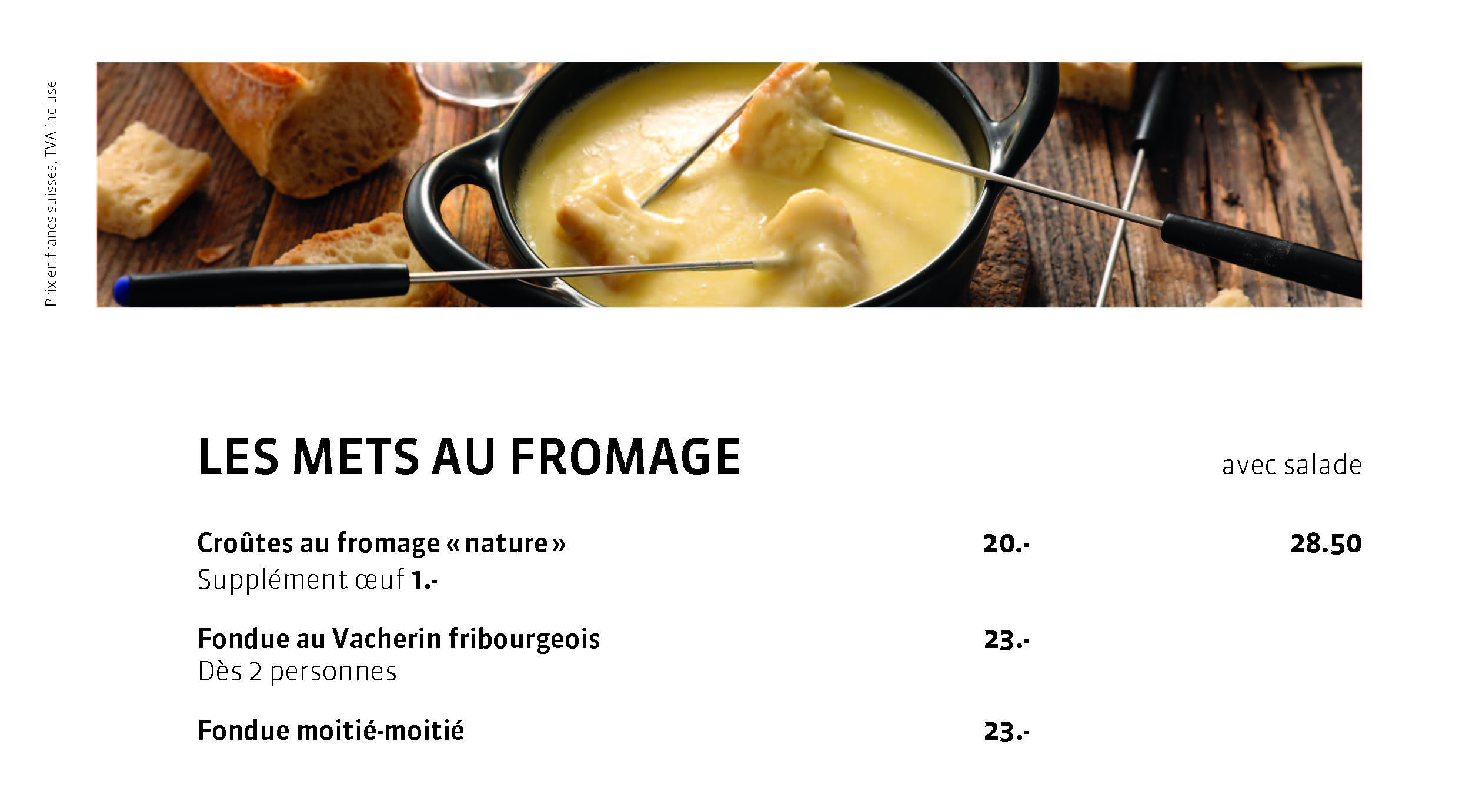 Les Mets au fromage