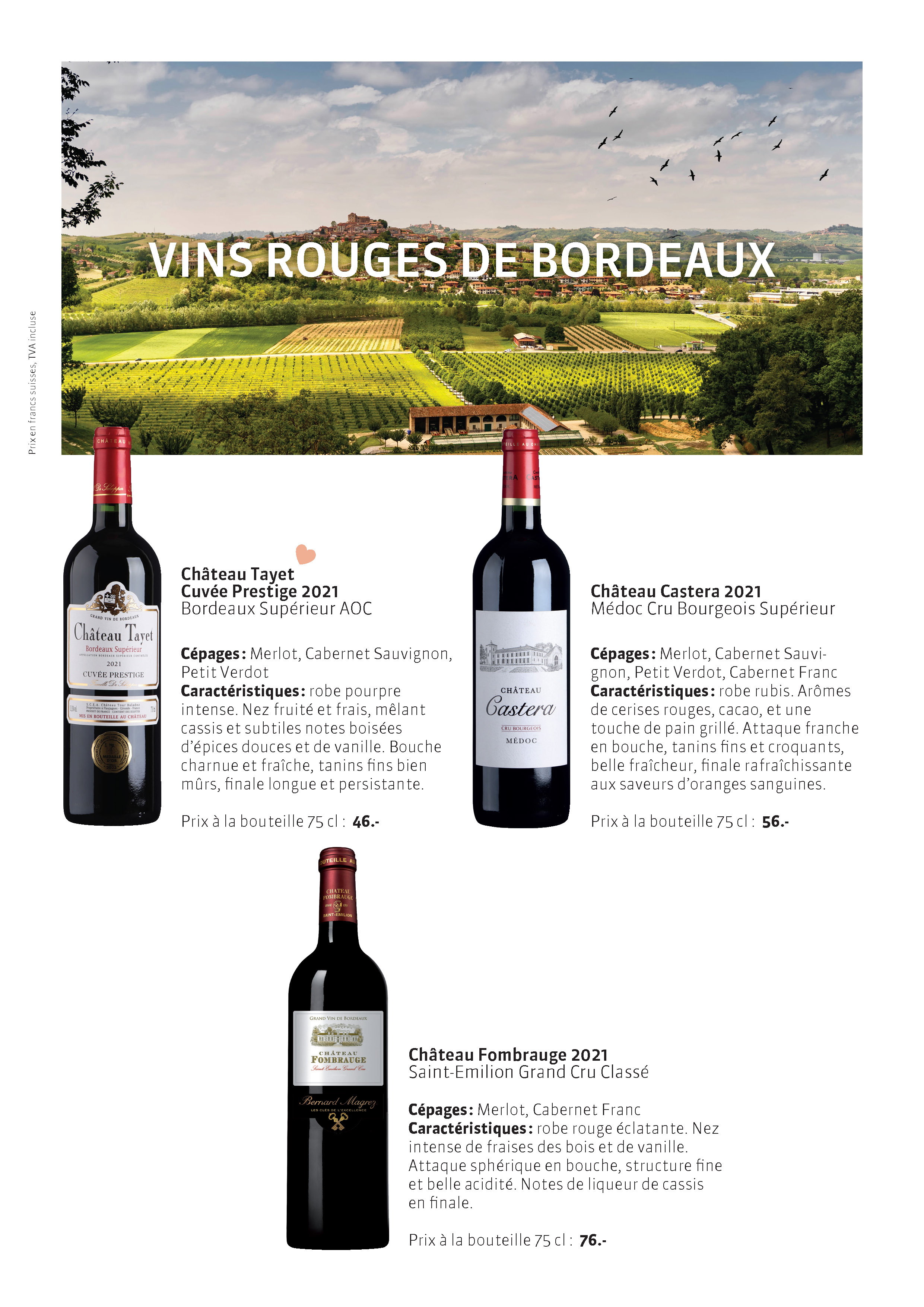 Carte des vins rouges français - Page 2