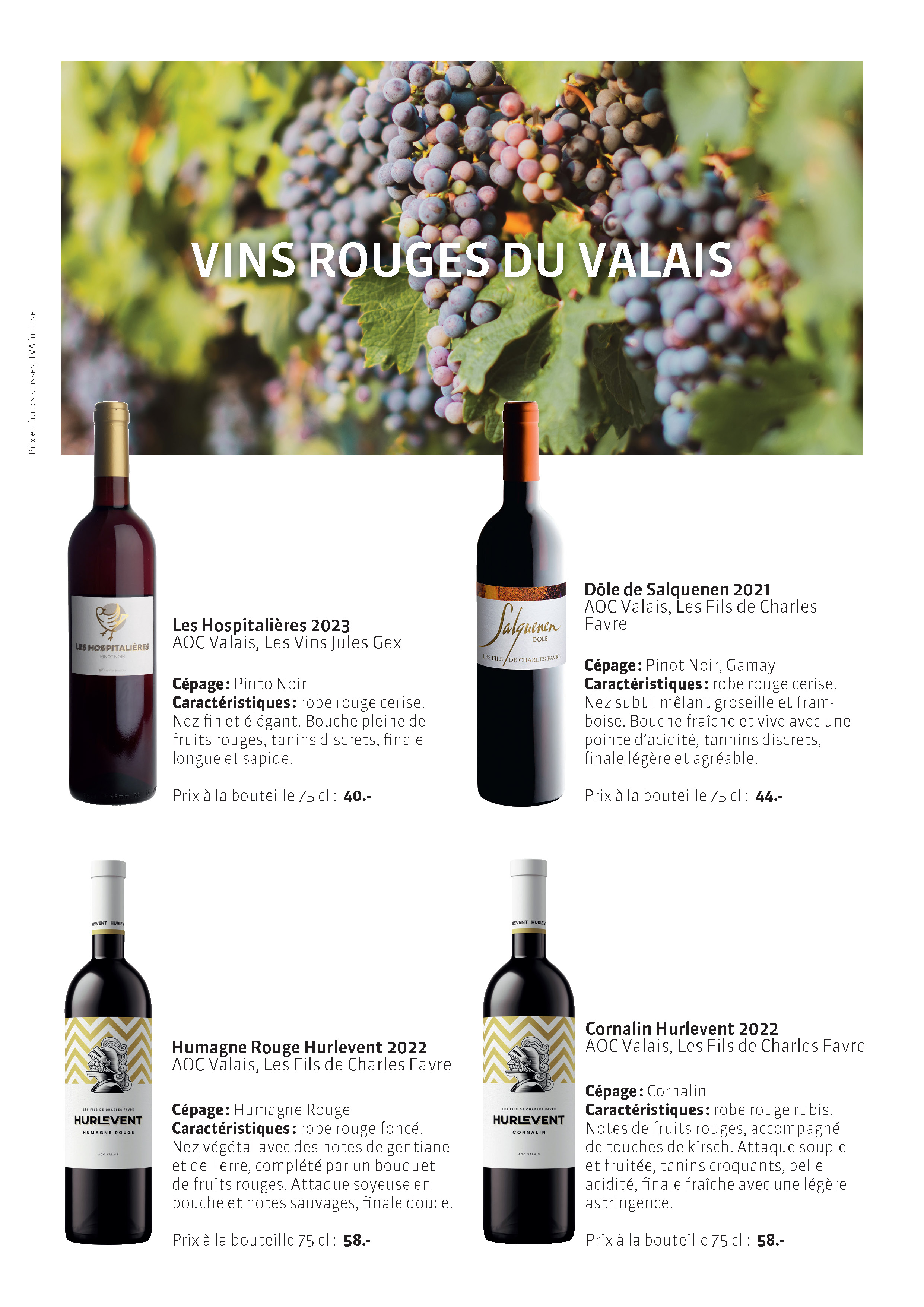 Carte des vins rouges suisses - Page 3